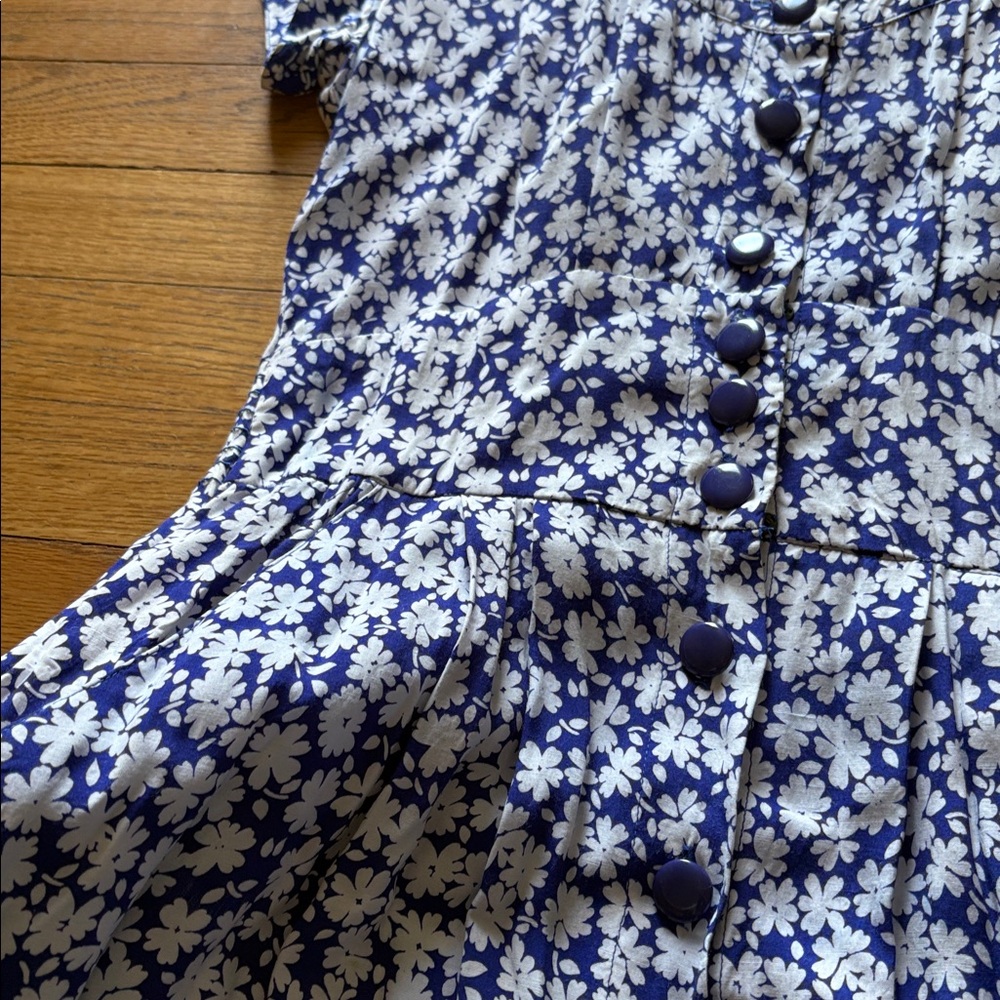 vintage Karin Stevens floral summer dress - Picture 3 of 5